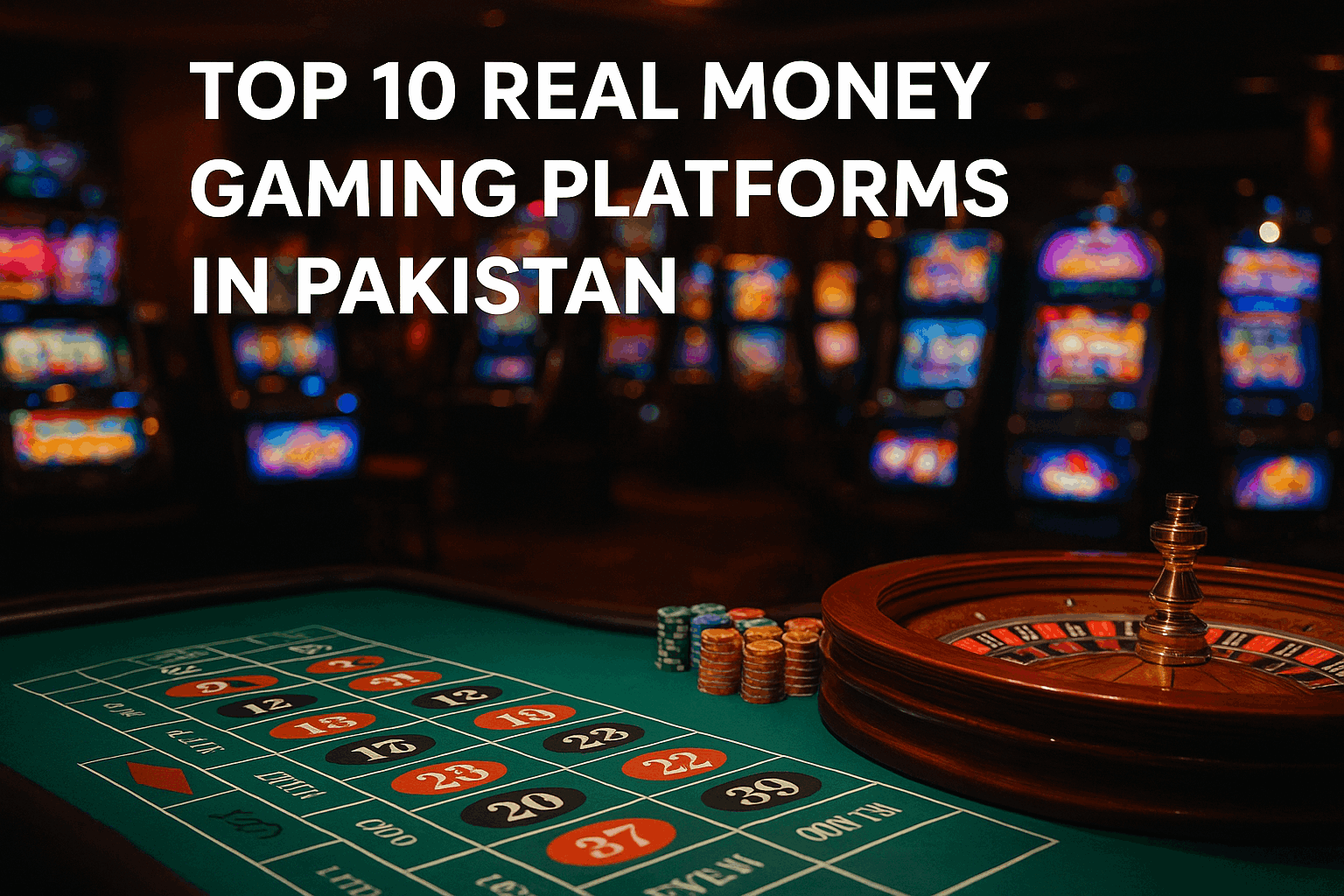 Top 10 Real Money Gaming Platforms in Pakistan (2025 Full Review & Data Report)