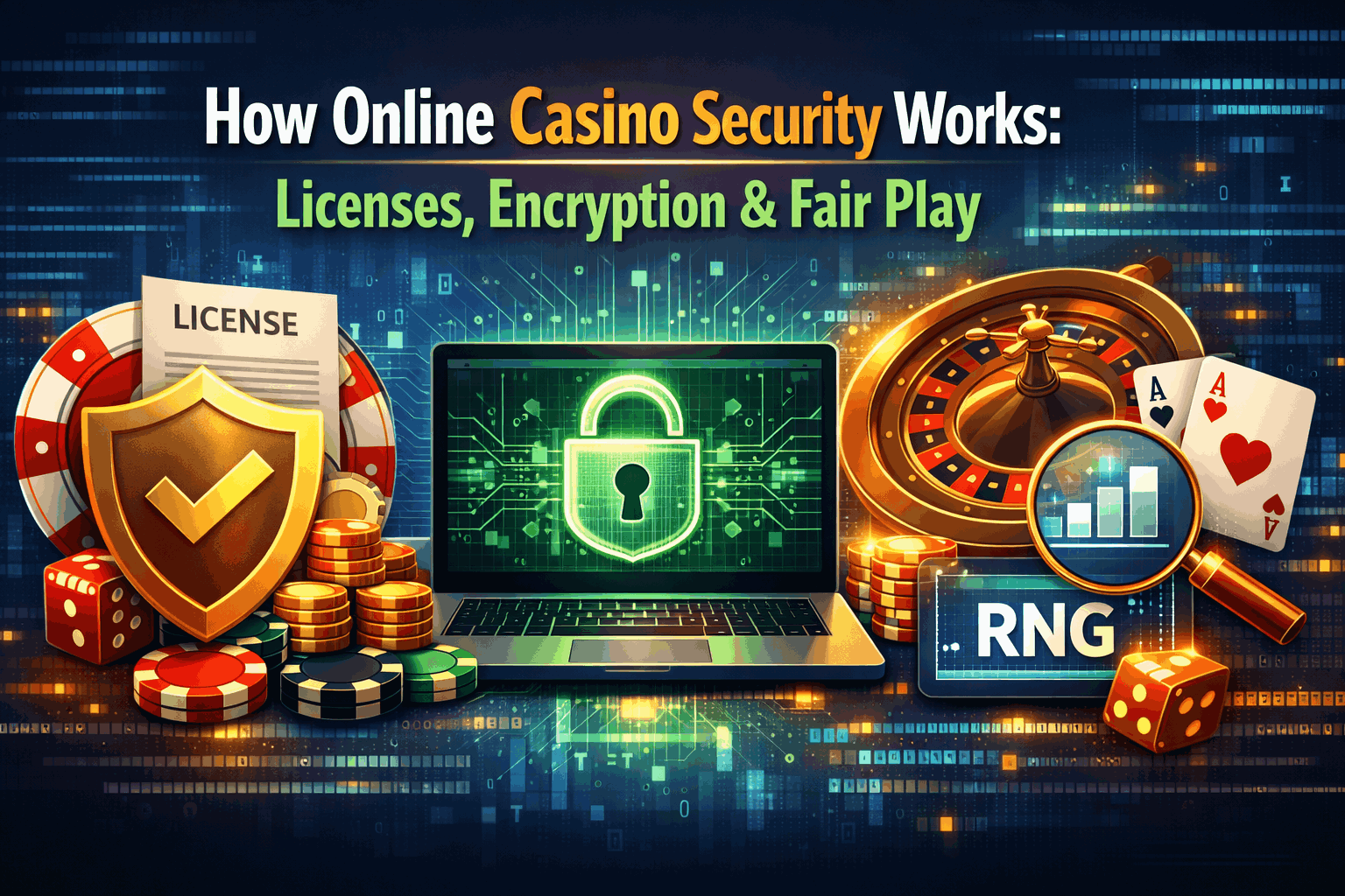 How Online Casino Security Works: Licenses, Encryption & Fair Play Explained